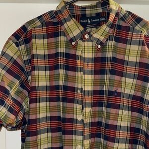 Ralph Lauren Men's Multicolor Plaid Shirt Size XXL